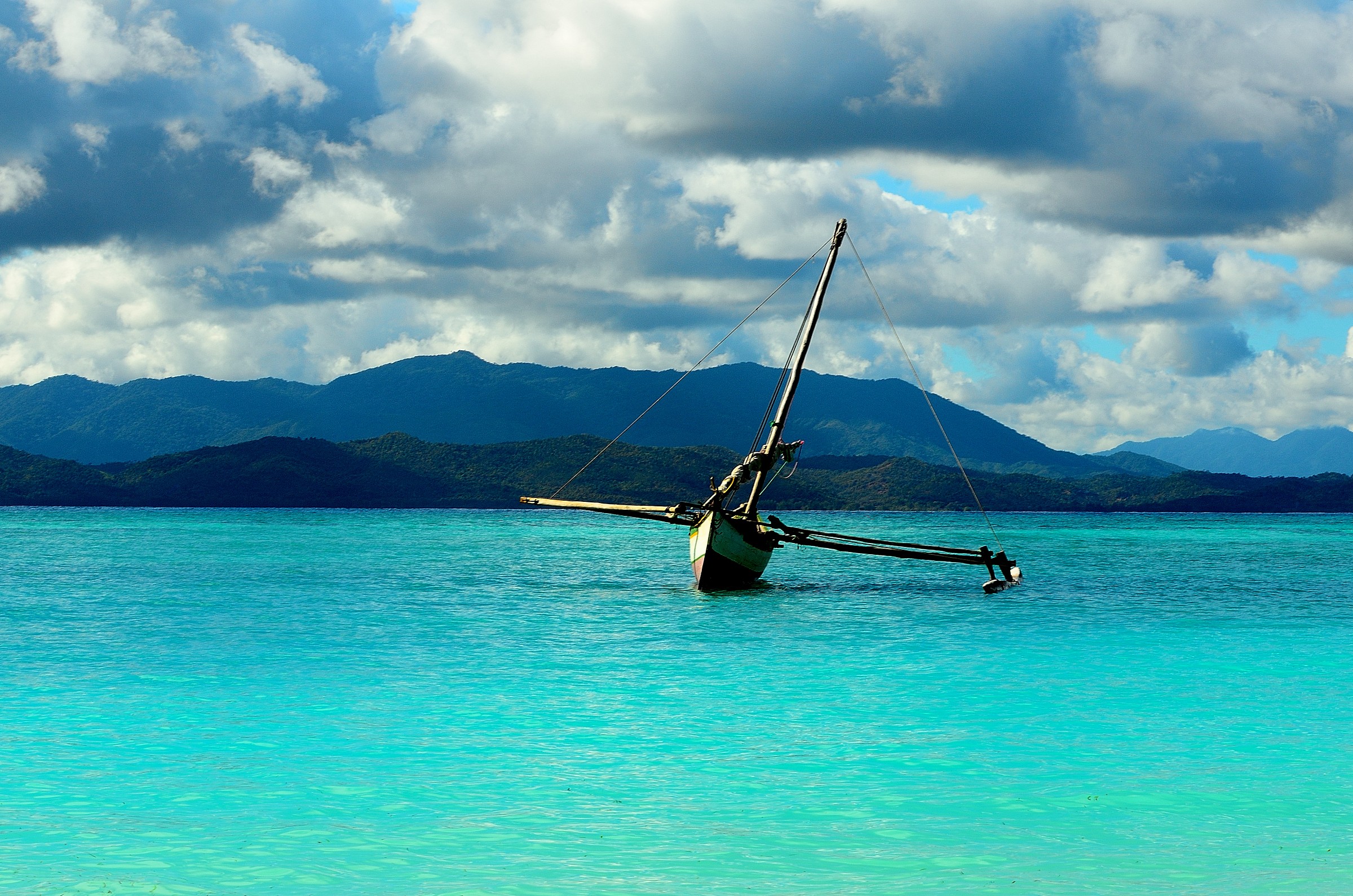 Blue water clear water