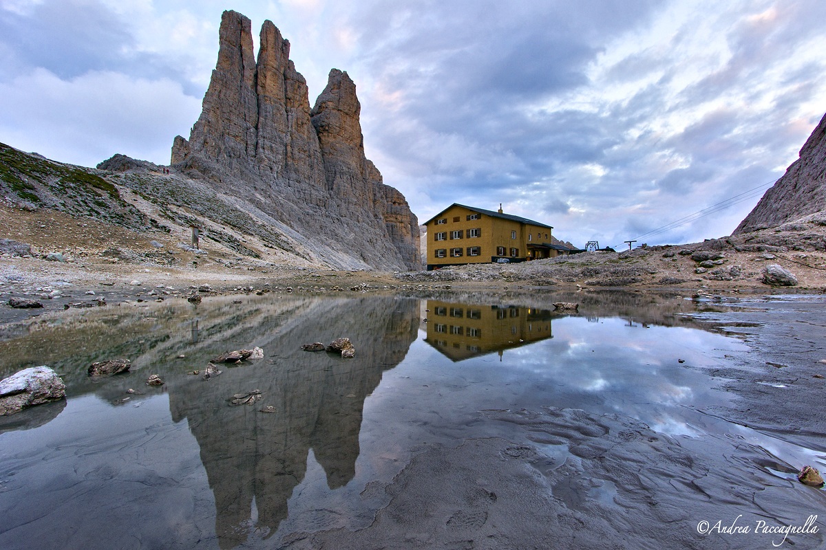 Tramonto sulle torri del Vajolet