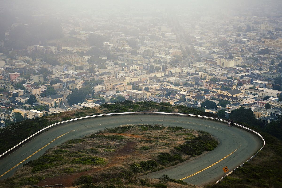 The top of San Francisco