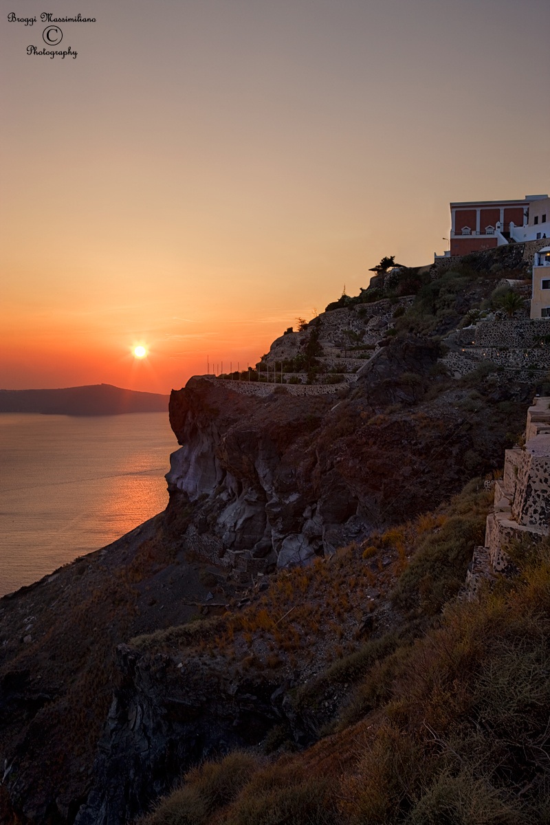 tramonto santorini