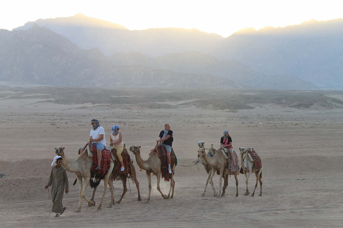 Il tramonto del deserto