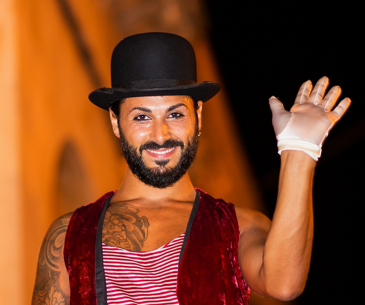 Trampoliere alla festa del Negramaro , Guagnano, Lecce