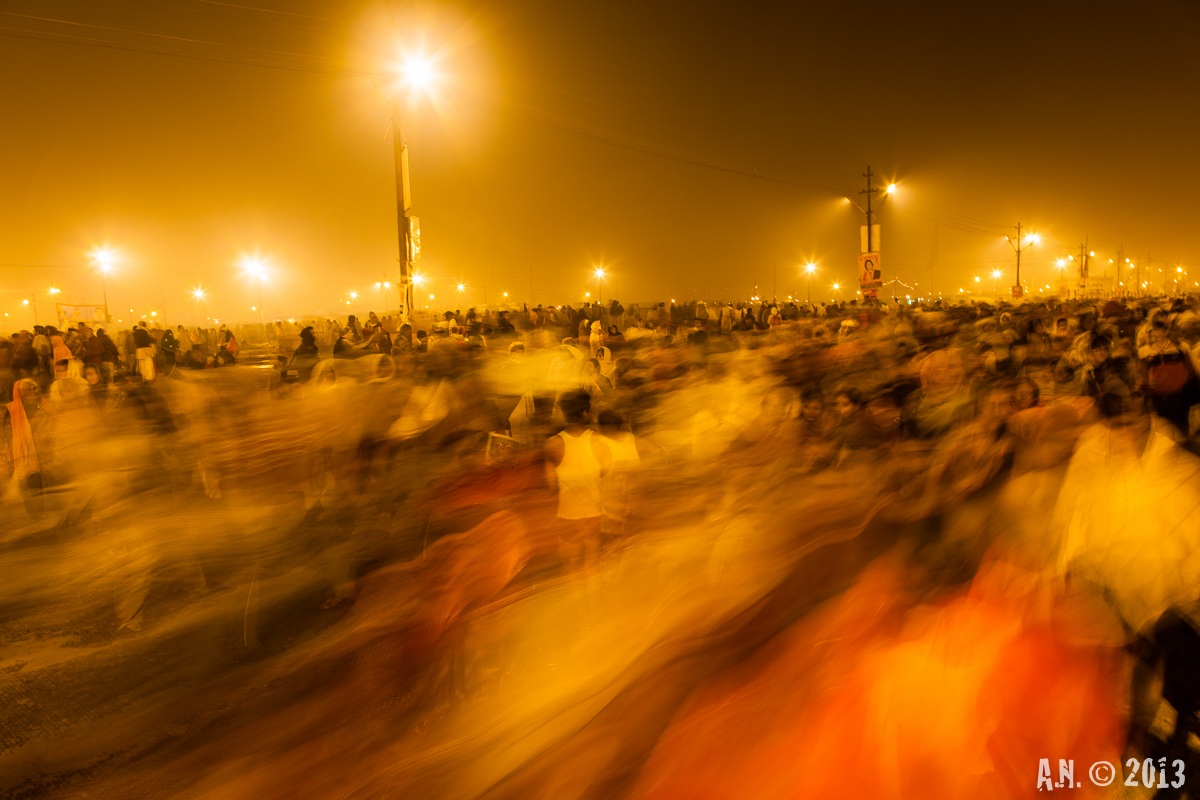 Il mare di folla al Kumbh Mela