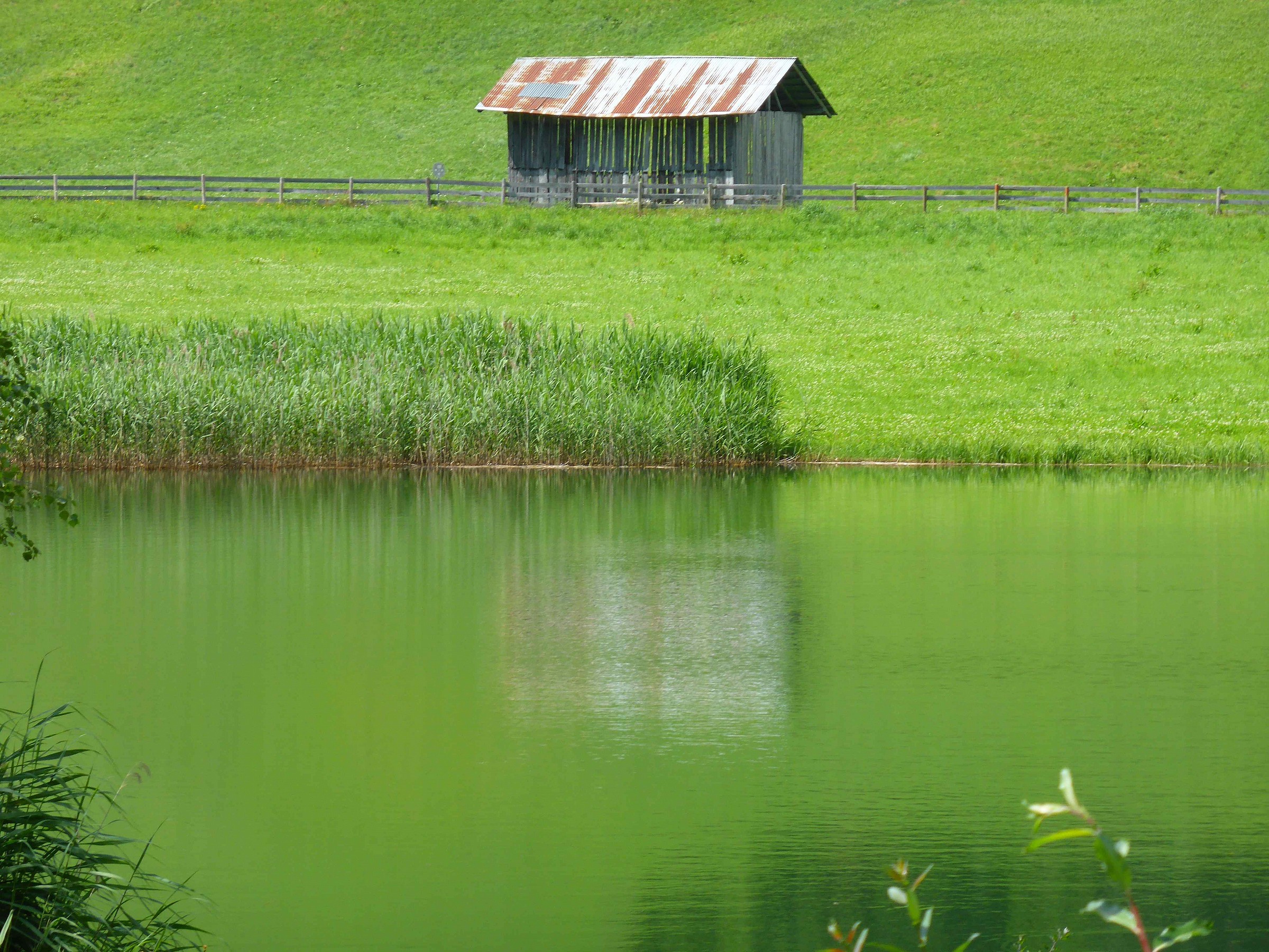 reflection of surrounding vipiteno