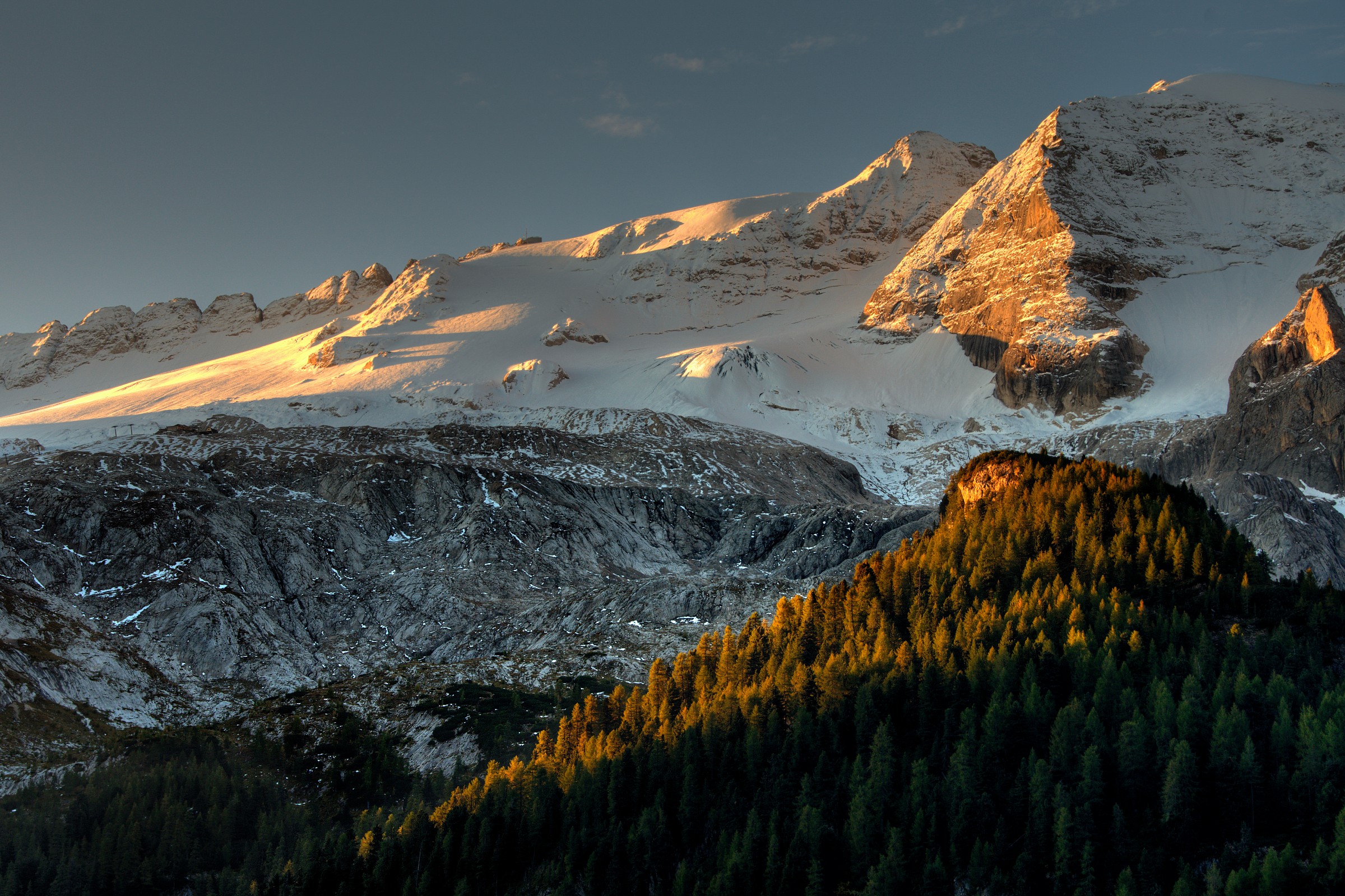 Sunrise on the Marmolada