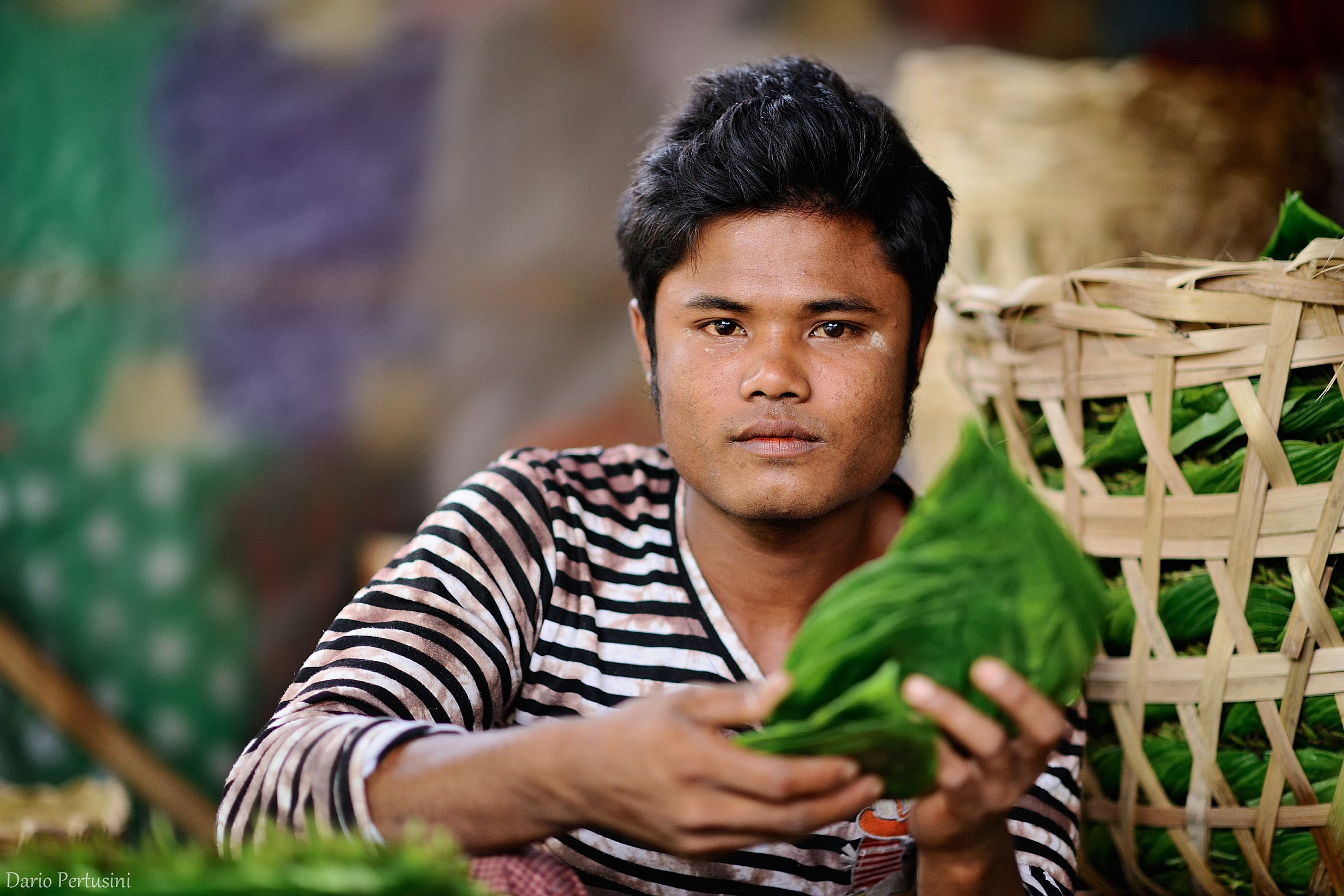 At the market in Mandalay ...