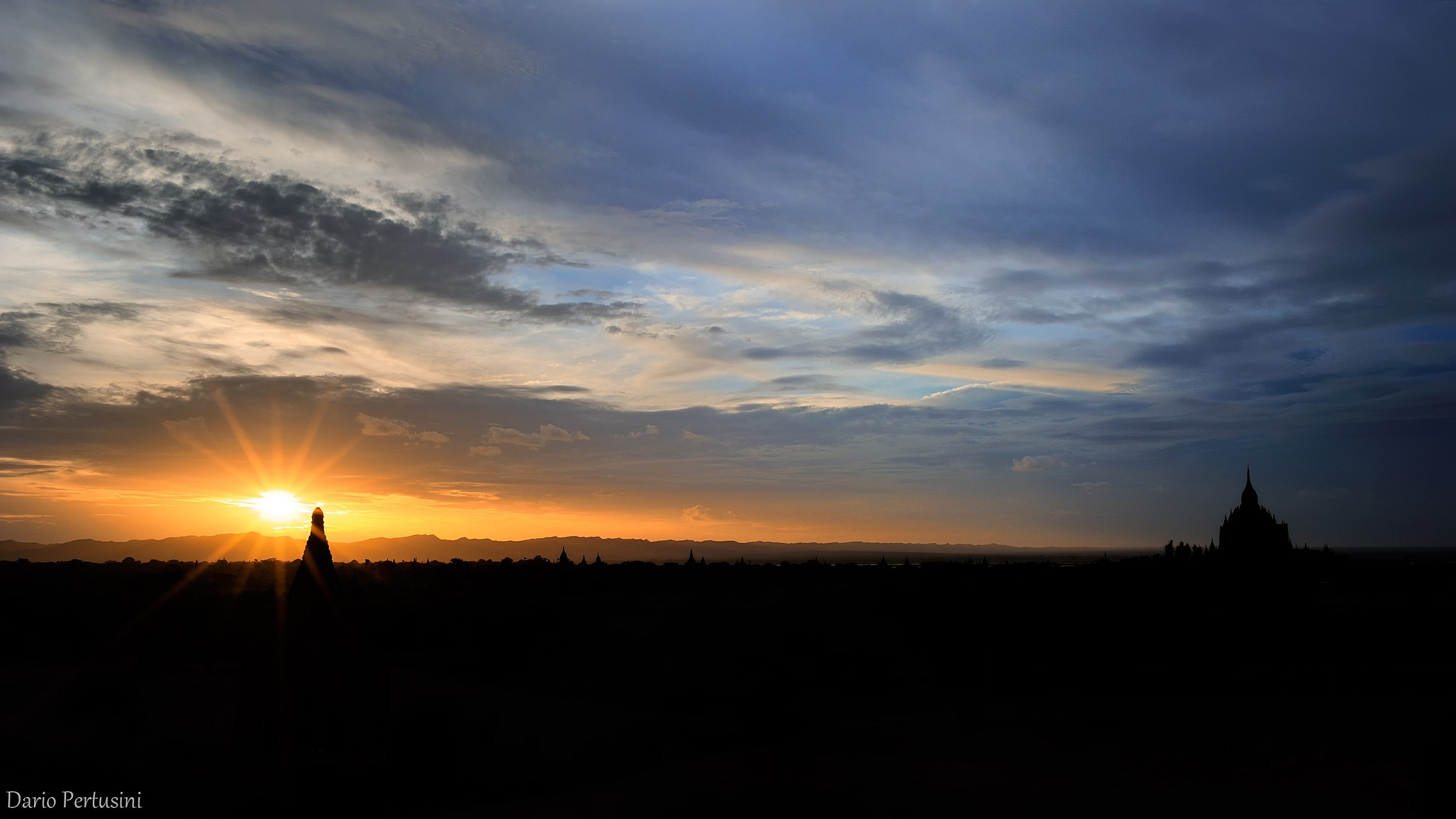 Sunset in Bagan (Myanmar)
