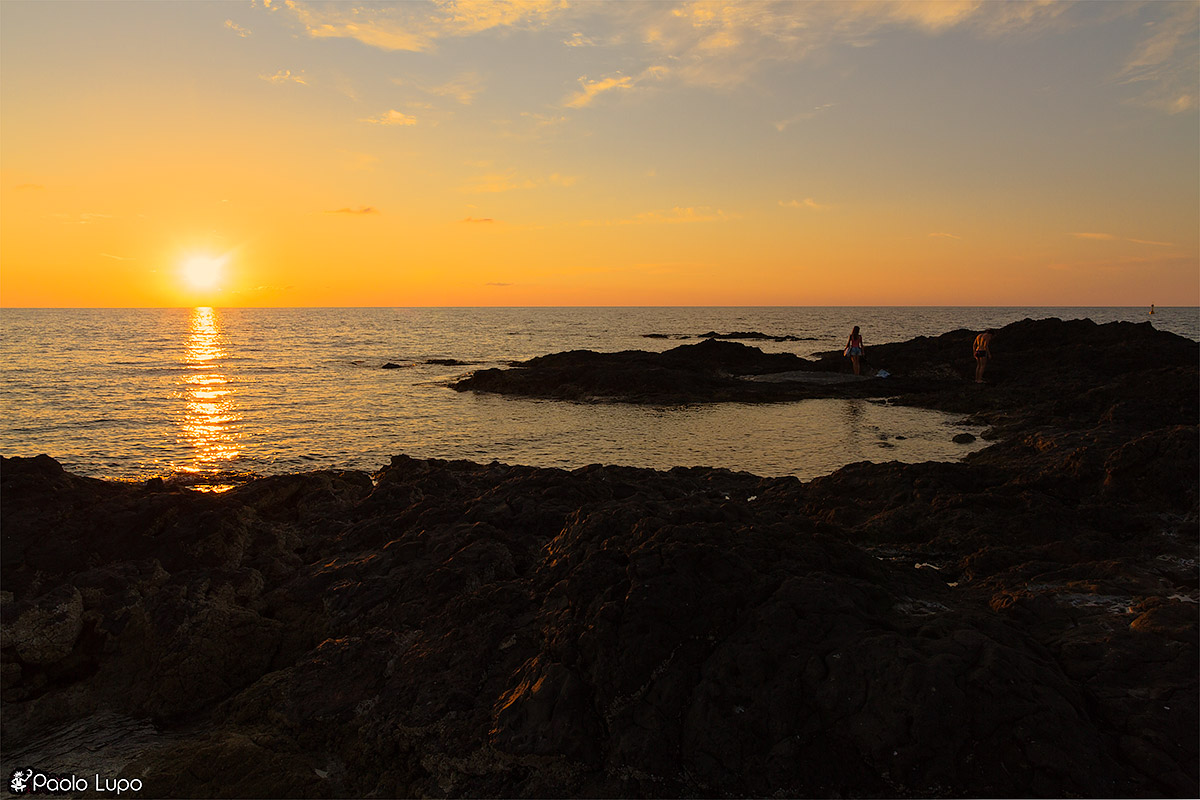 Tramonto moletto - Ustica