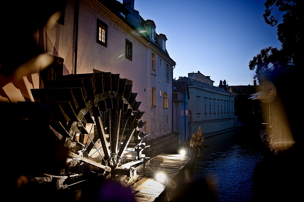 Prague's Mala Strana, behind the locks of love