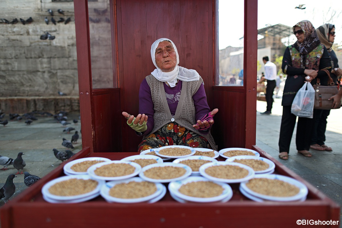 La donna dei piccioni- Istanbul