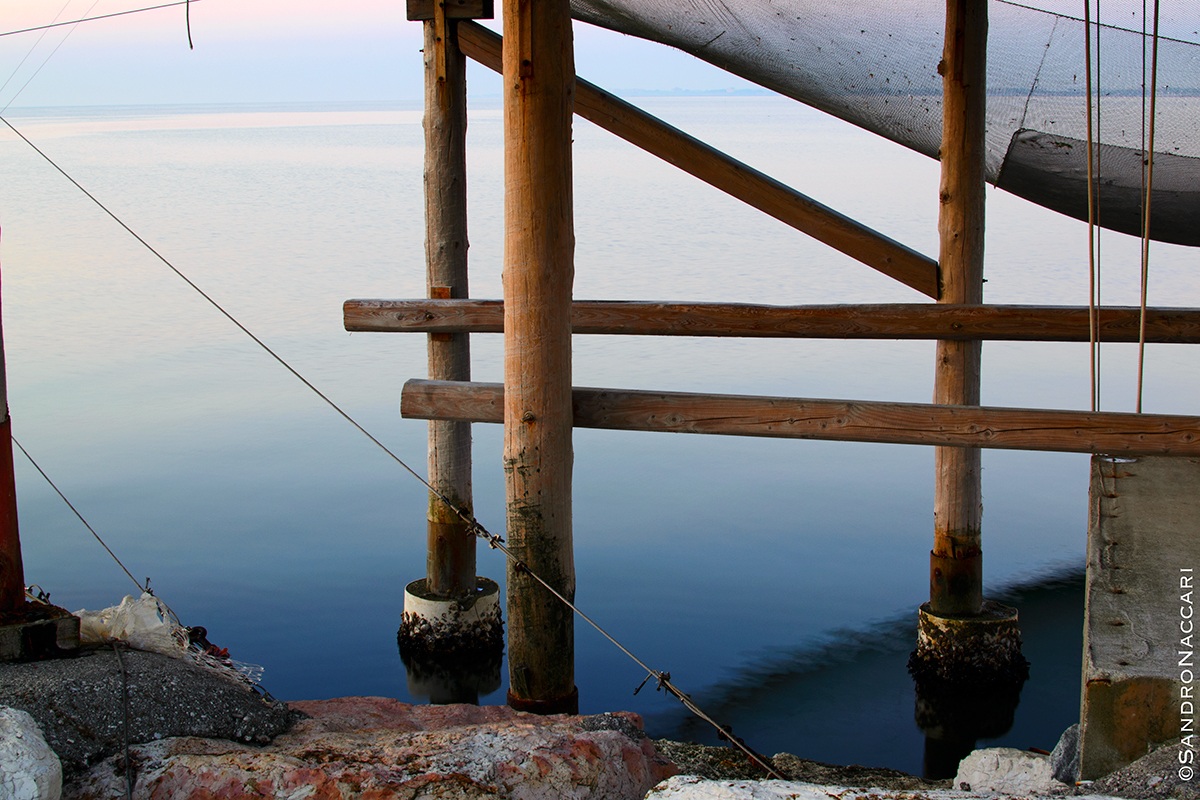 Detail of the dam Chioggia