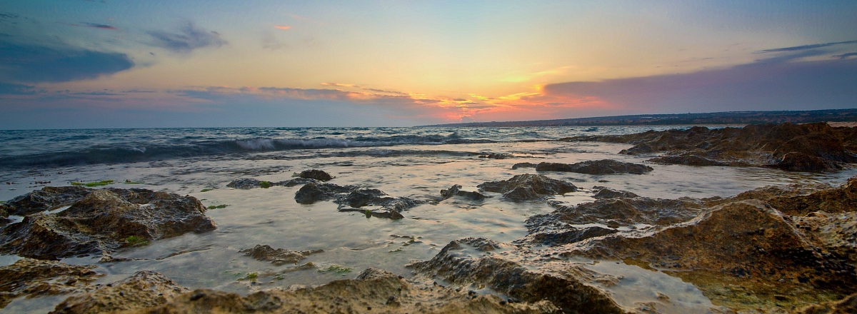 Sunset .. height crab!