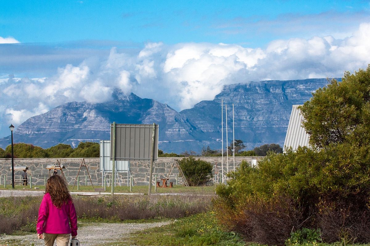 Table Mountain from Robben Island