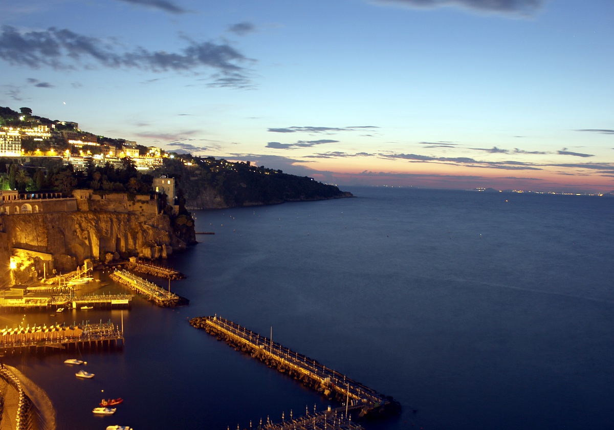 Sorrento at night