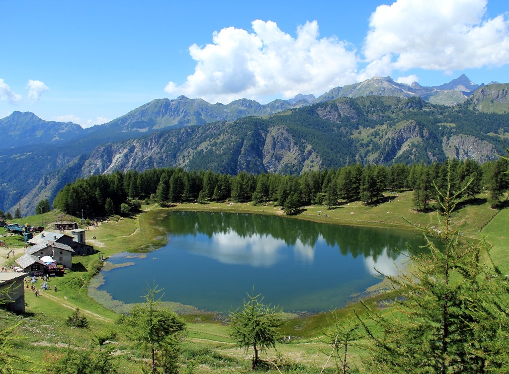 The lake bleu-Chamois