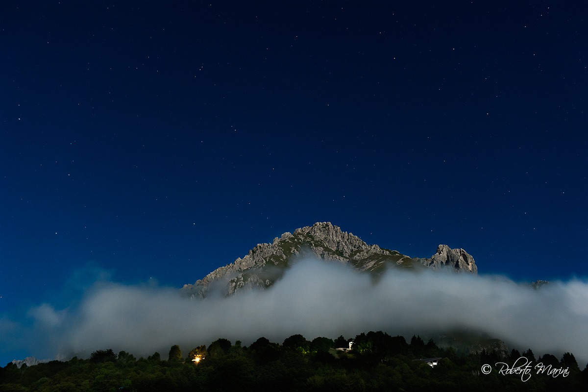 Grigna meridionale by night