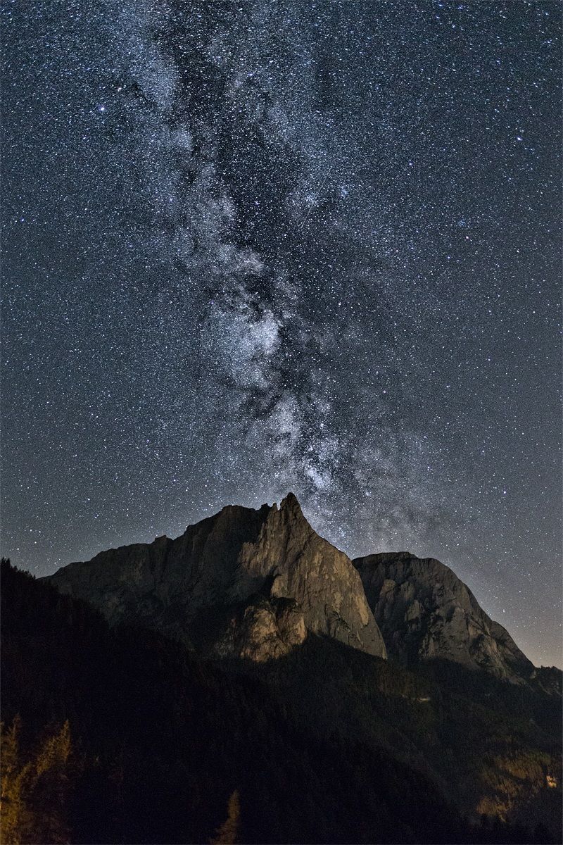 Sciliar e via Lattea