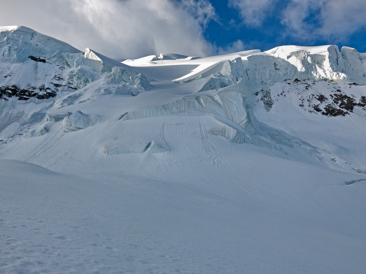 North side of Dom de Mischabel