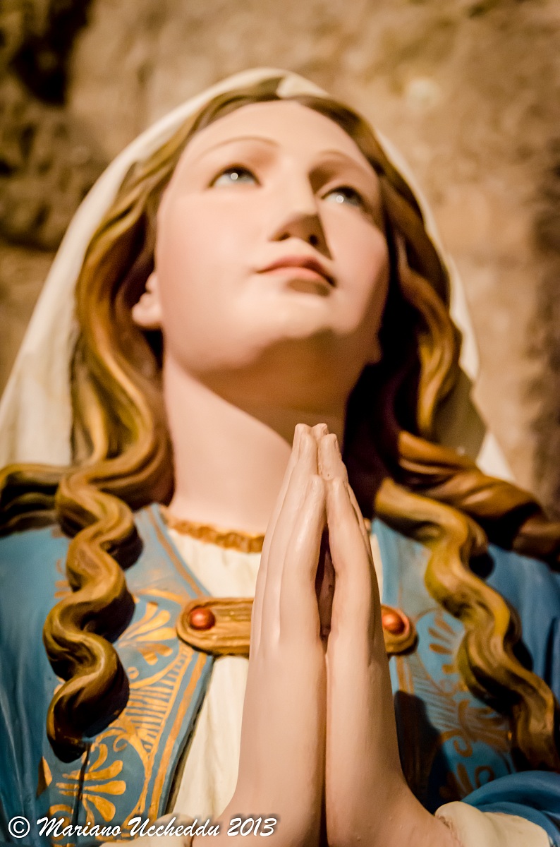 Basilica of Sant 'Antioco, Madonna at the Tabernacle