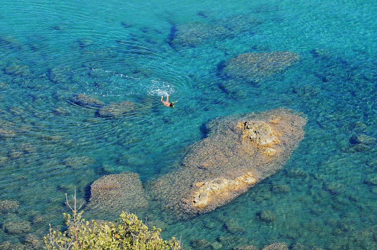 The colors of the sea