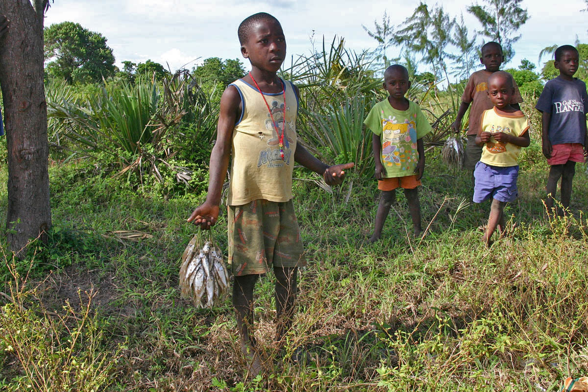 Giovane pescivendolo