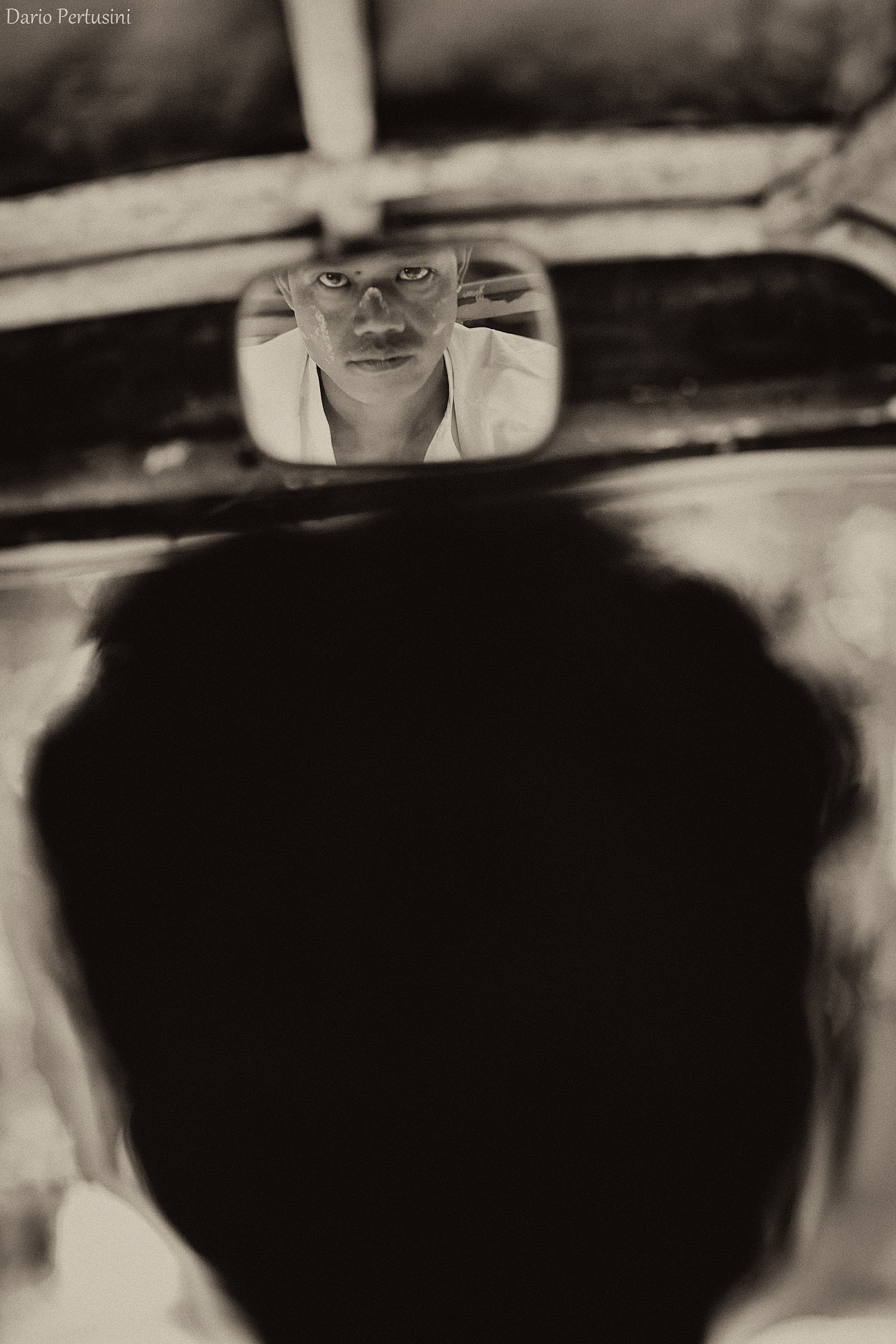 Reflection in the mirror