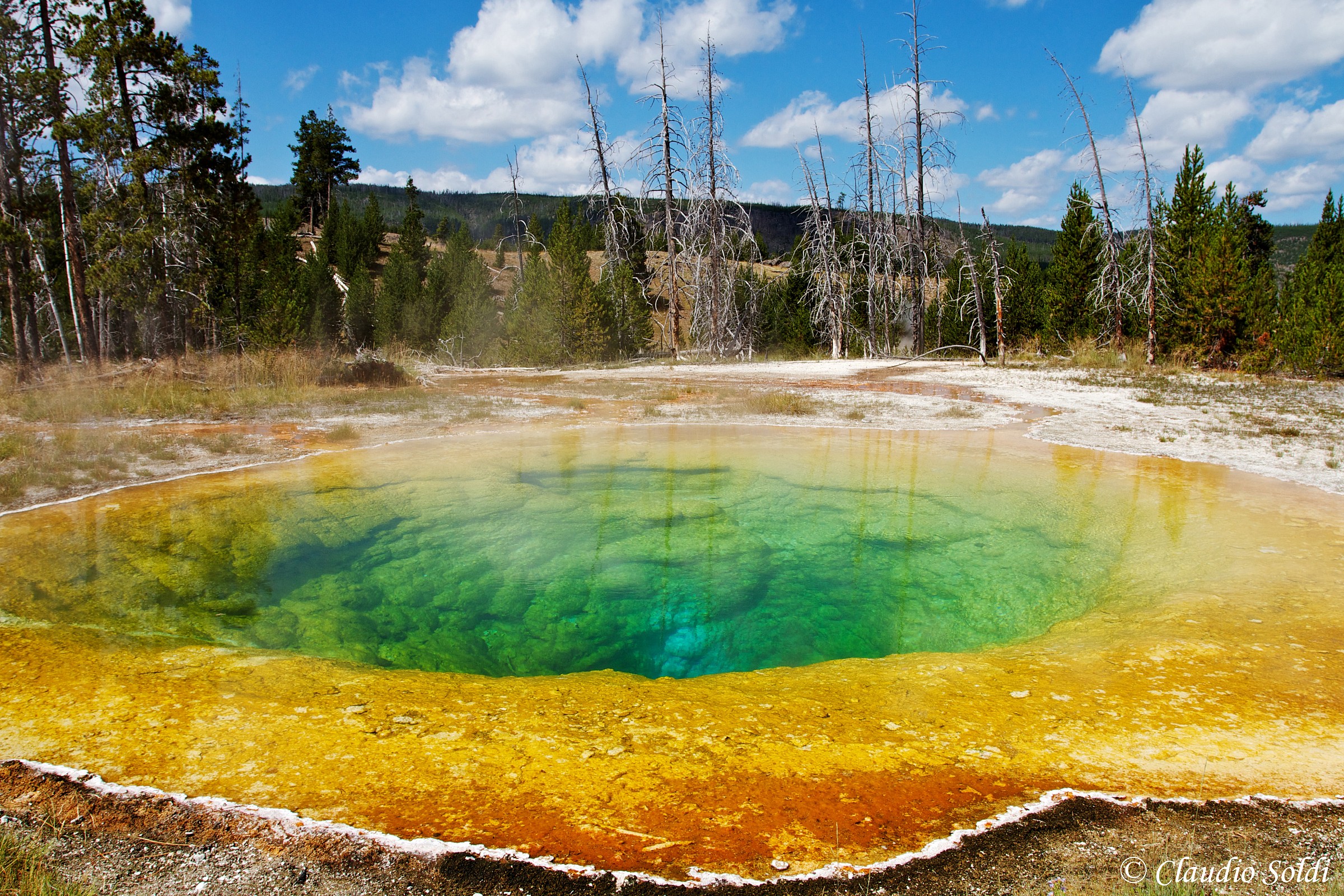 Morning glory hole - Yellowstone NP