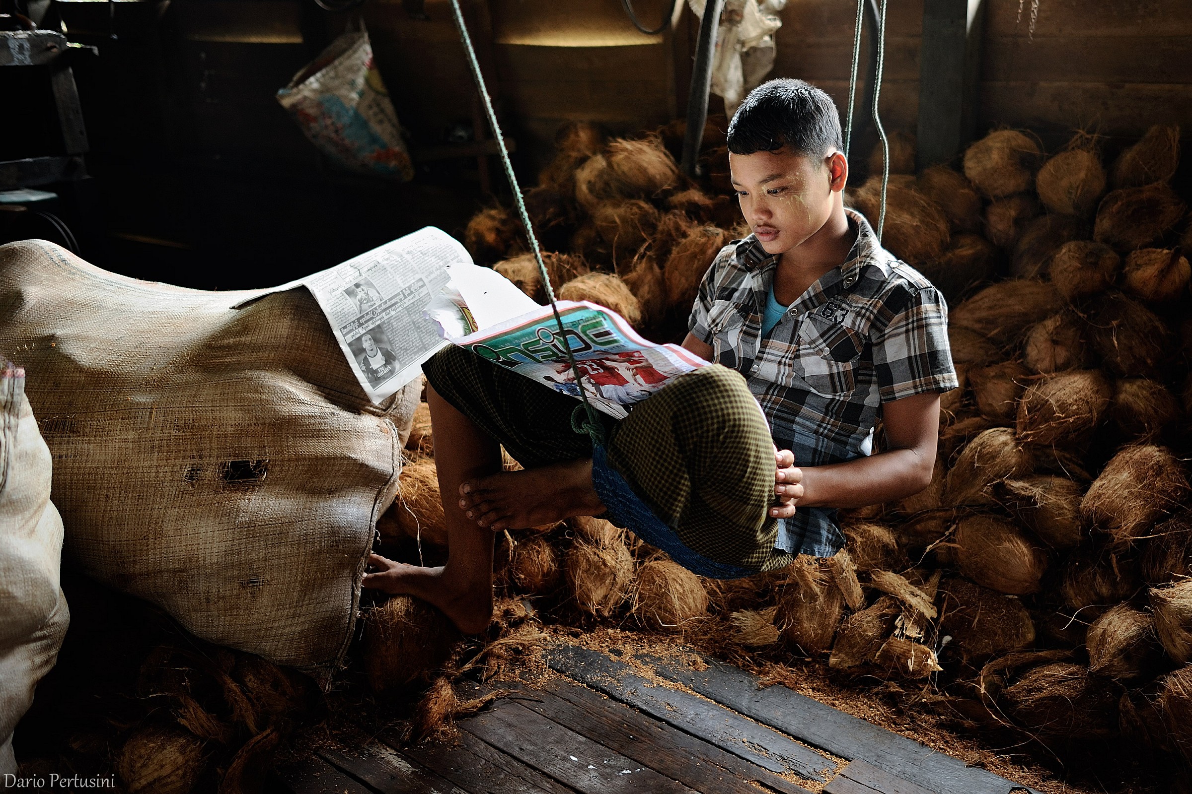 Tra le noci di cocco (Yangon, Birmania)