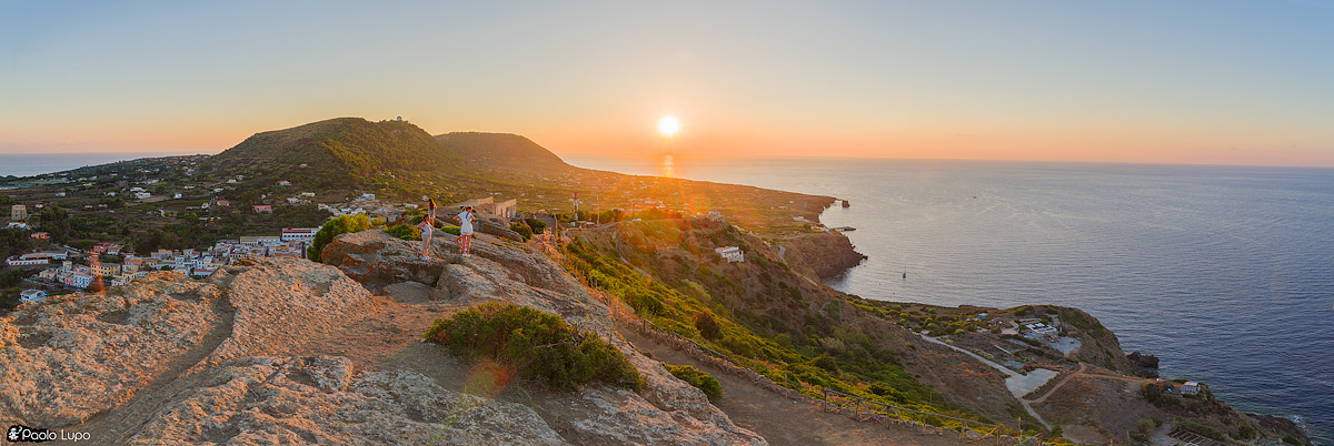 Panoramic view from the falconer - Ustica