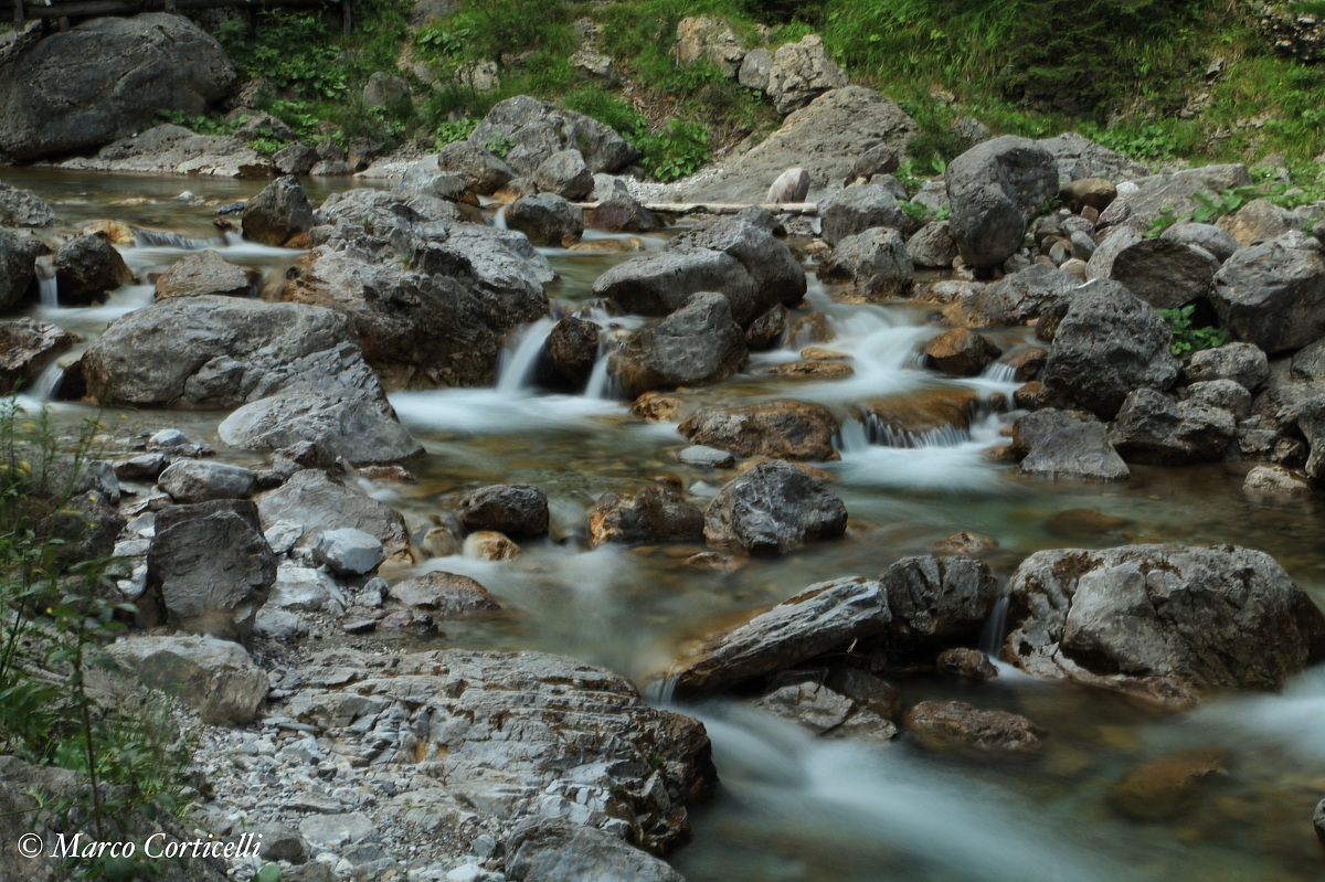 Il fiume Piave verso le sorgenti