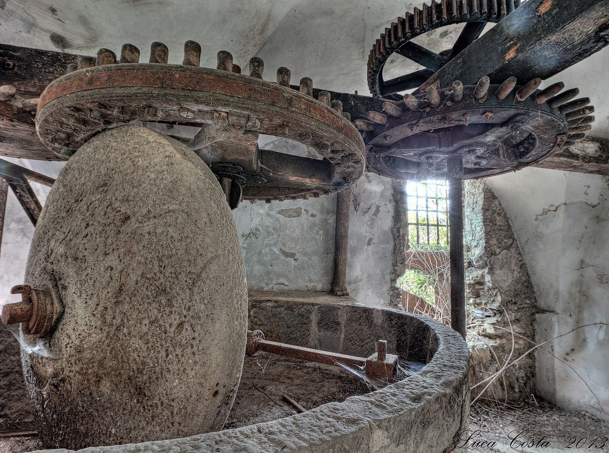 Il mulino abbandonato.