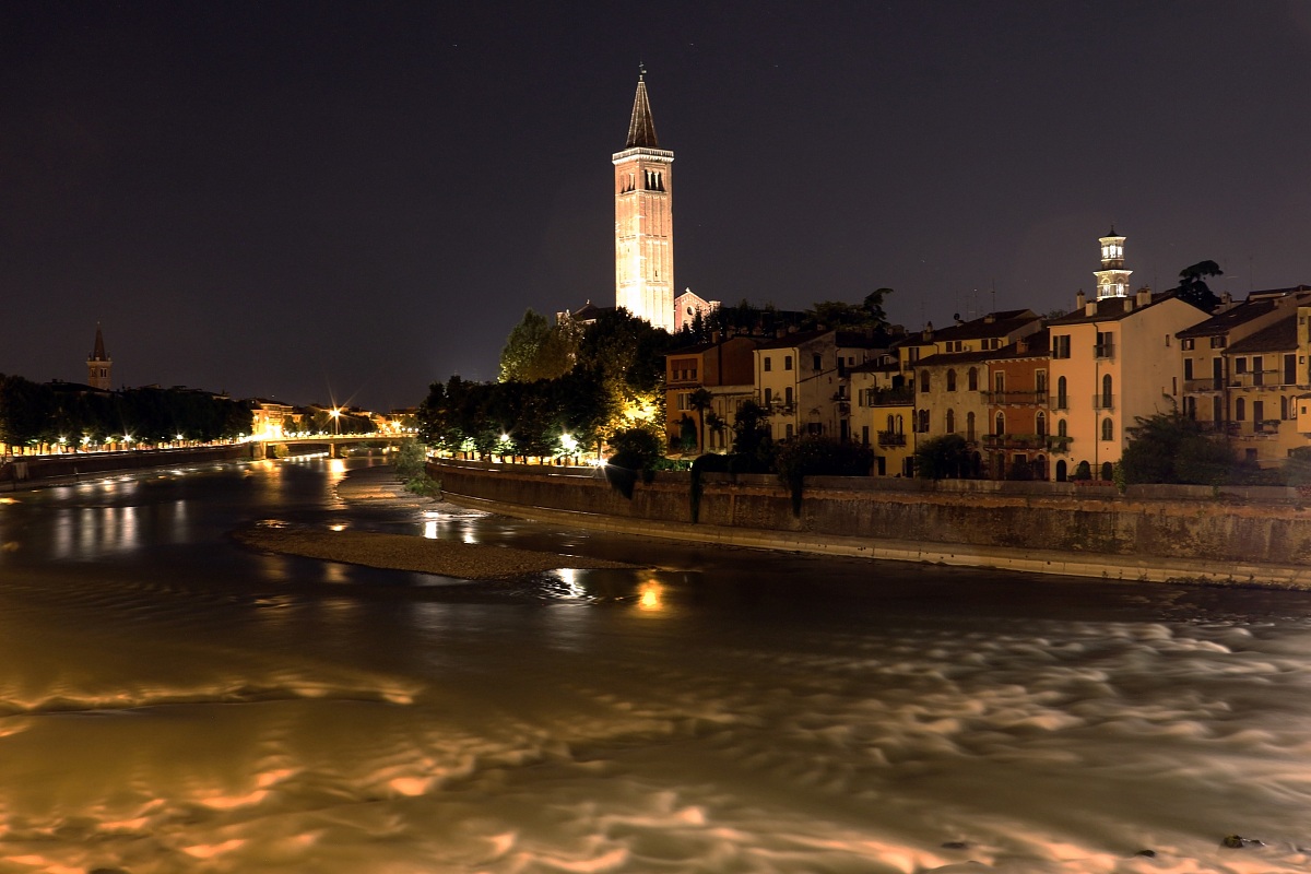 Verona by night