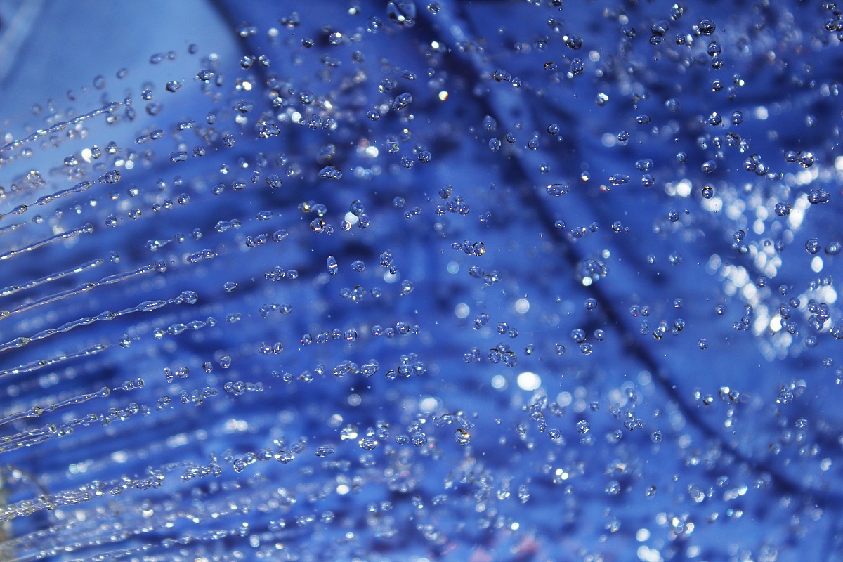 Blue drops