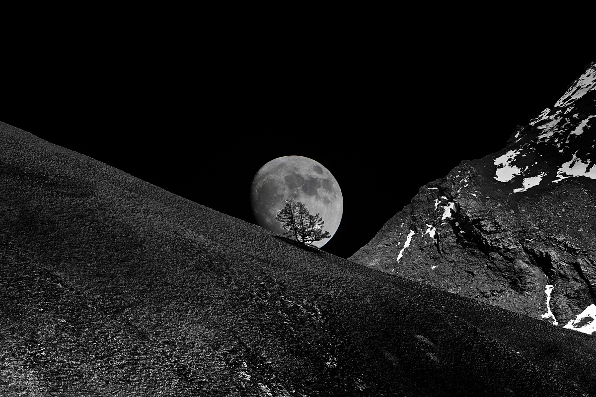 a night on the mountain