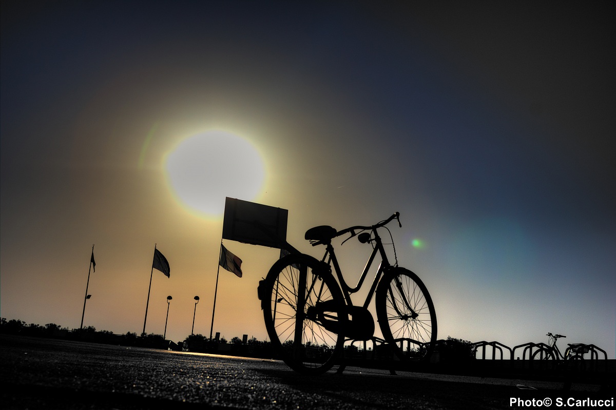 Bicycle silhouette