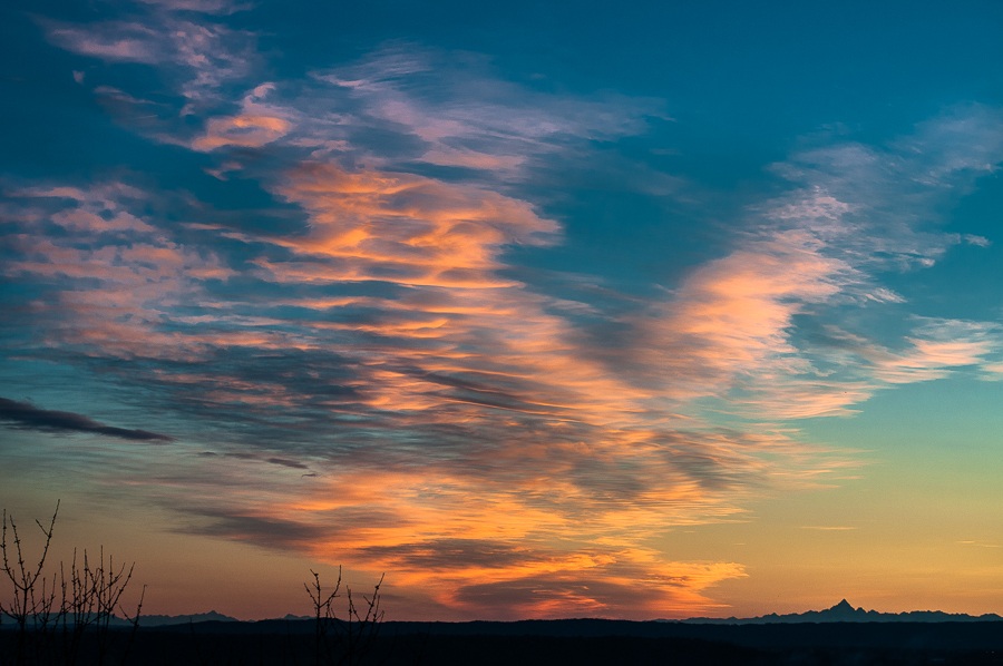 Sunset from lessona, BI