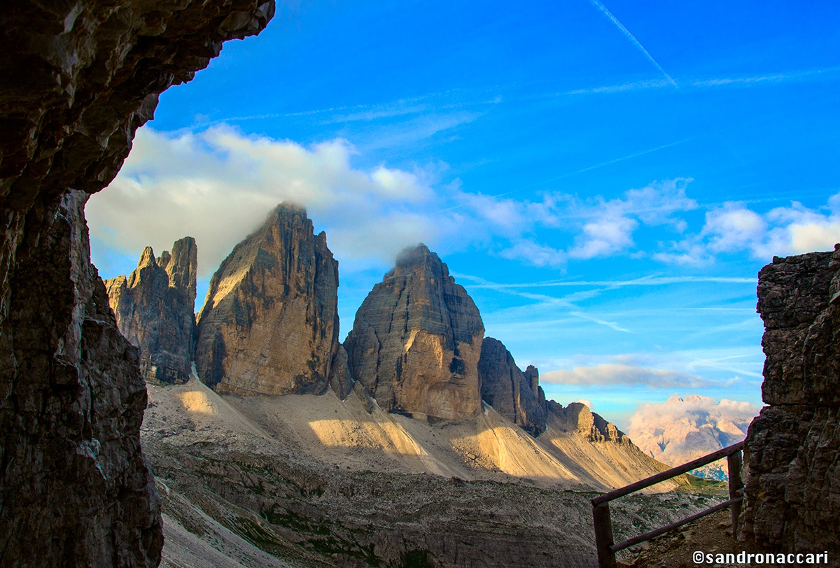 Three Peaks views from the cave
