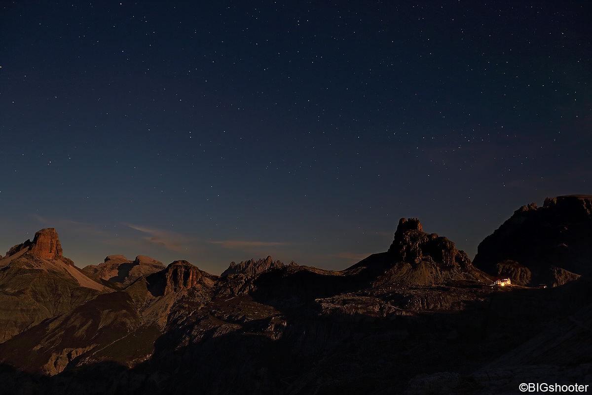 View towards the Rifugio Locatelli