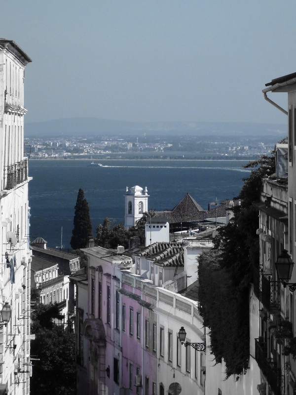 Vue sur el rio de Tejo