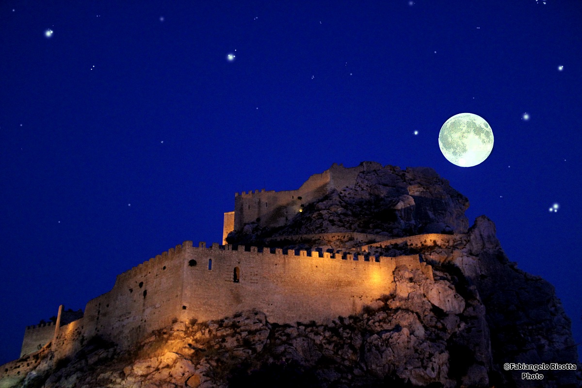 Night Castle ( Mussomeli, Sicily)