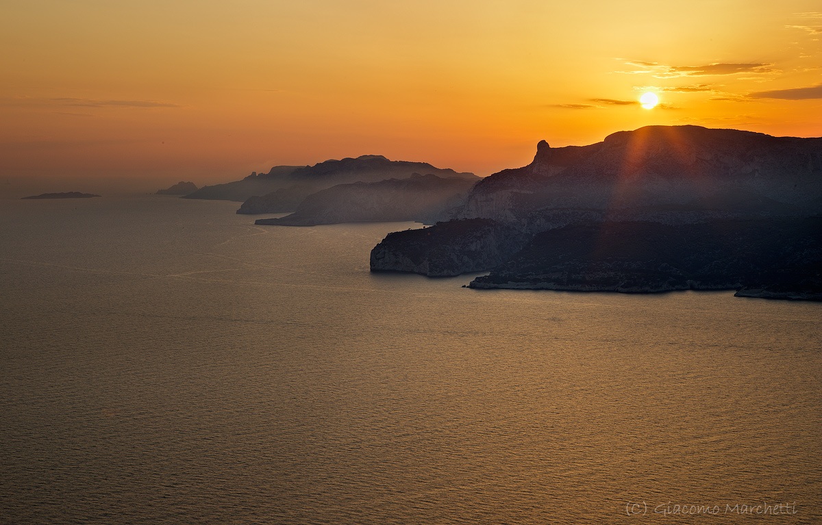 Calanques al tramonto