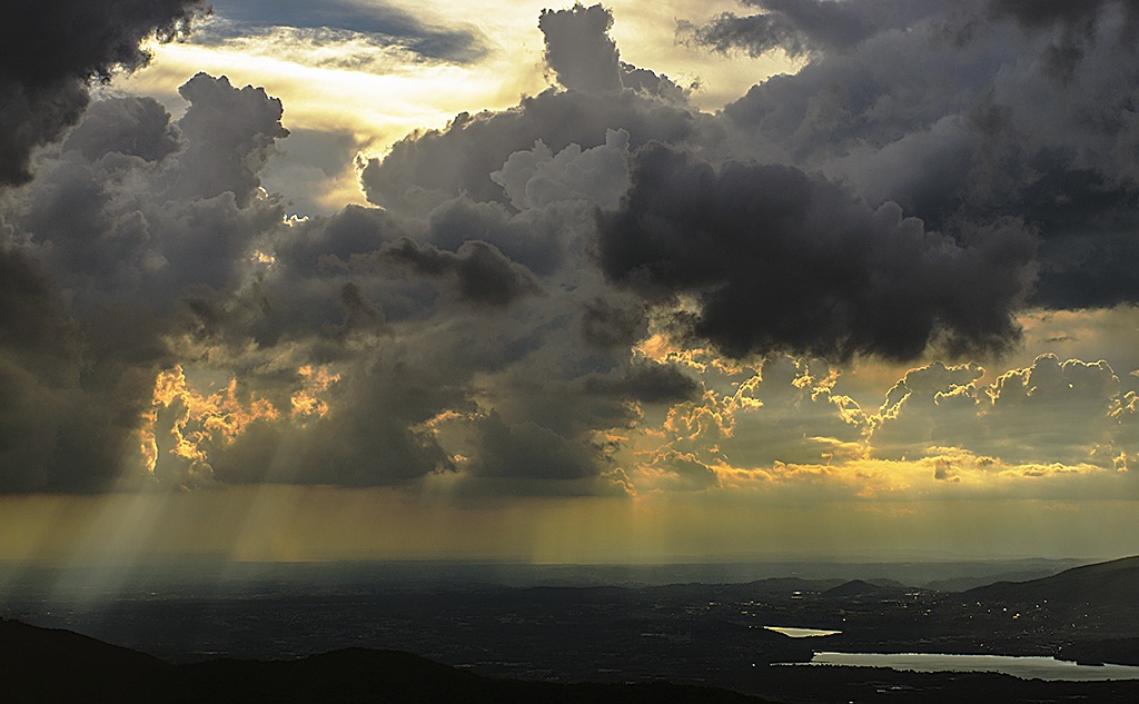 tramonto vs temporale..