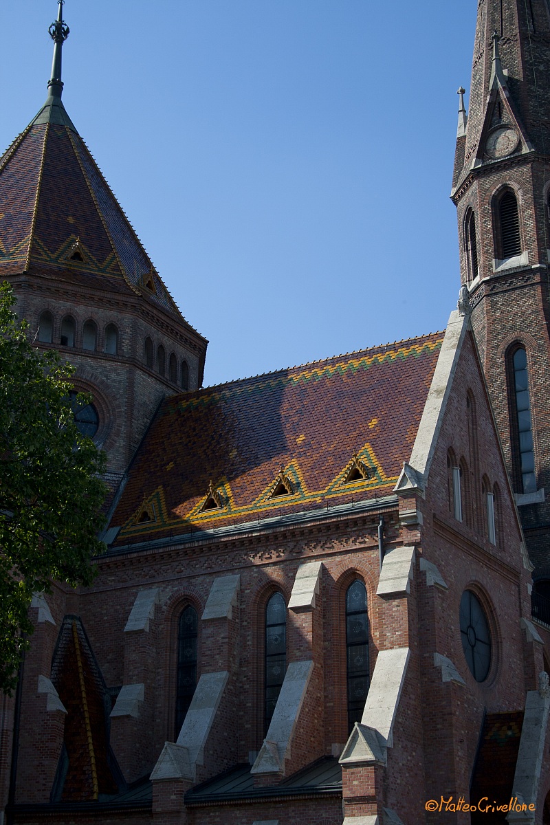 The roofs of Budapest ..