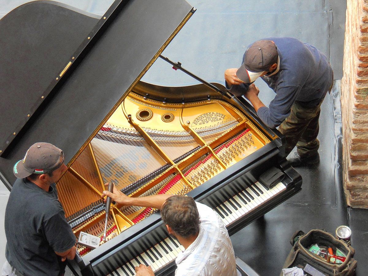 Preparativi per il concerto