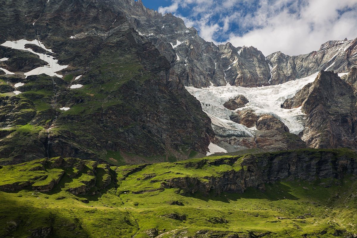 Cervinia, ghiaccio e pascoli