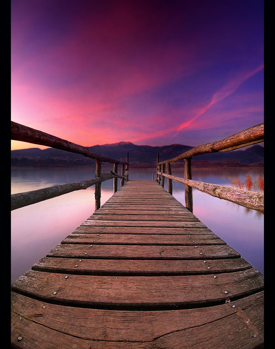sitting in the dock of the bay