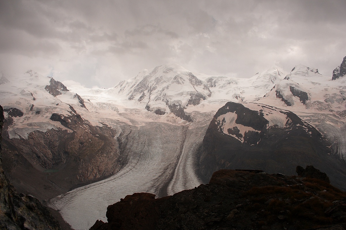 Monte Rosa al tramonto