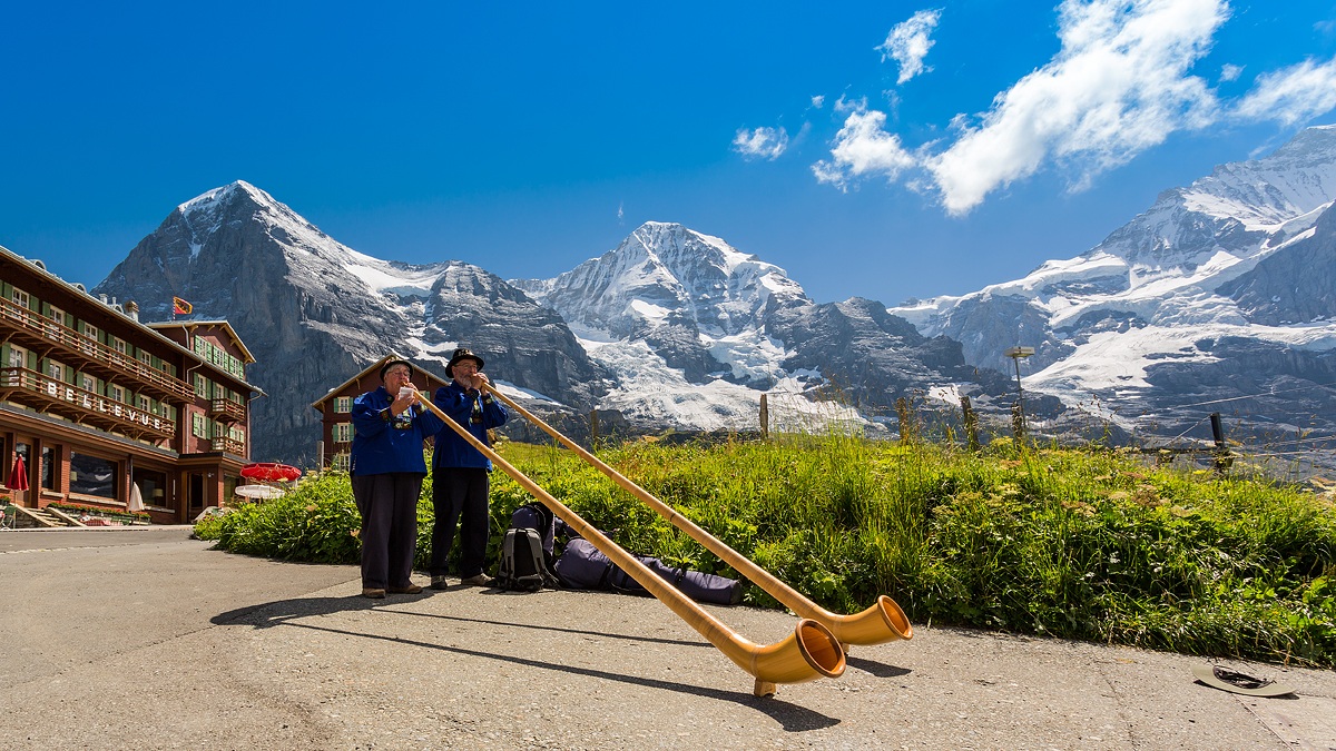 Svizzera, Jungfrau, stacco musicale