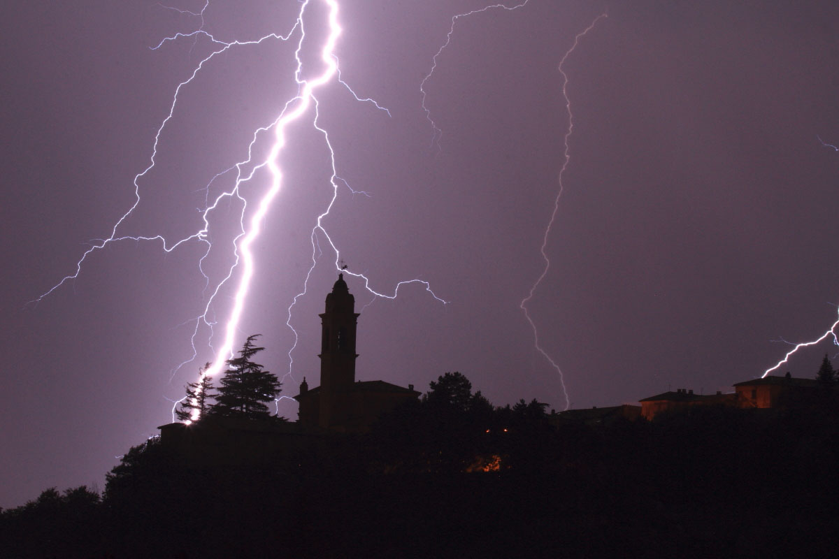 Fulmini sulla città