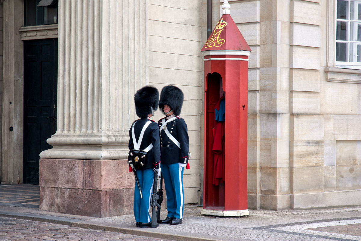 Changing of the guard in Copenhagen